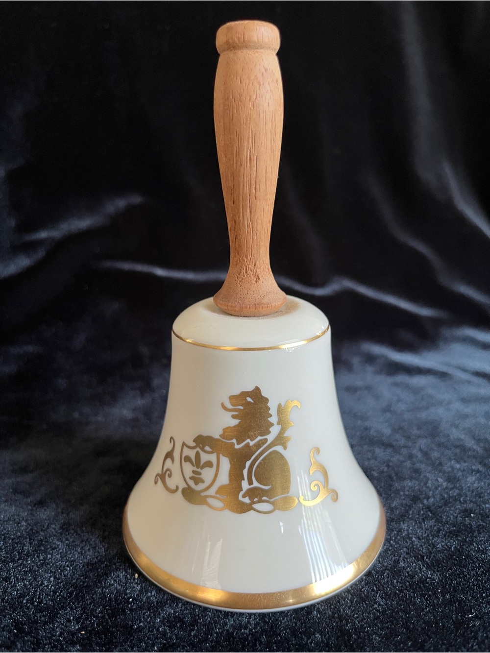 Vintage 1980s PICKARD Porcelain Bell for Danbury Mint
